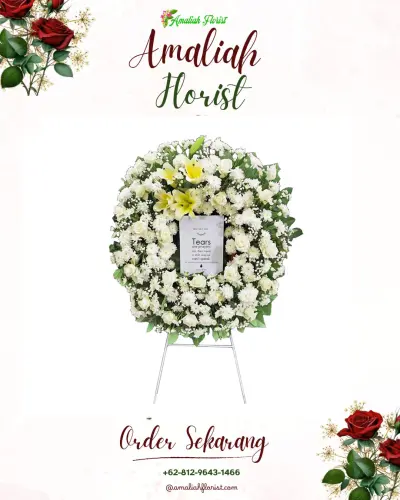 Krans Bunga Duka Cita di Cijakan